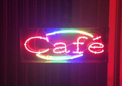 Cafe Neon sign Java Java